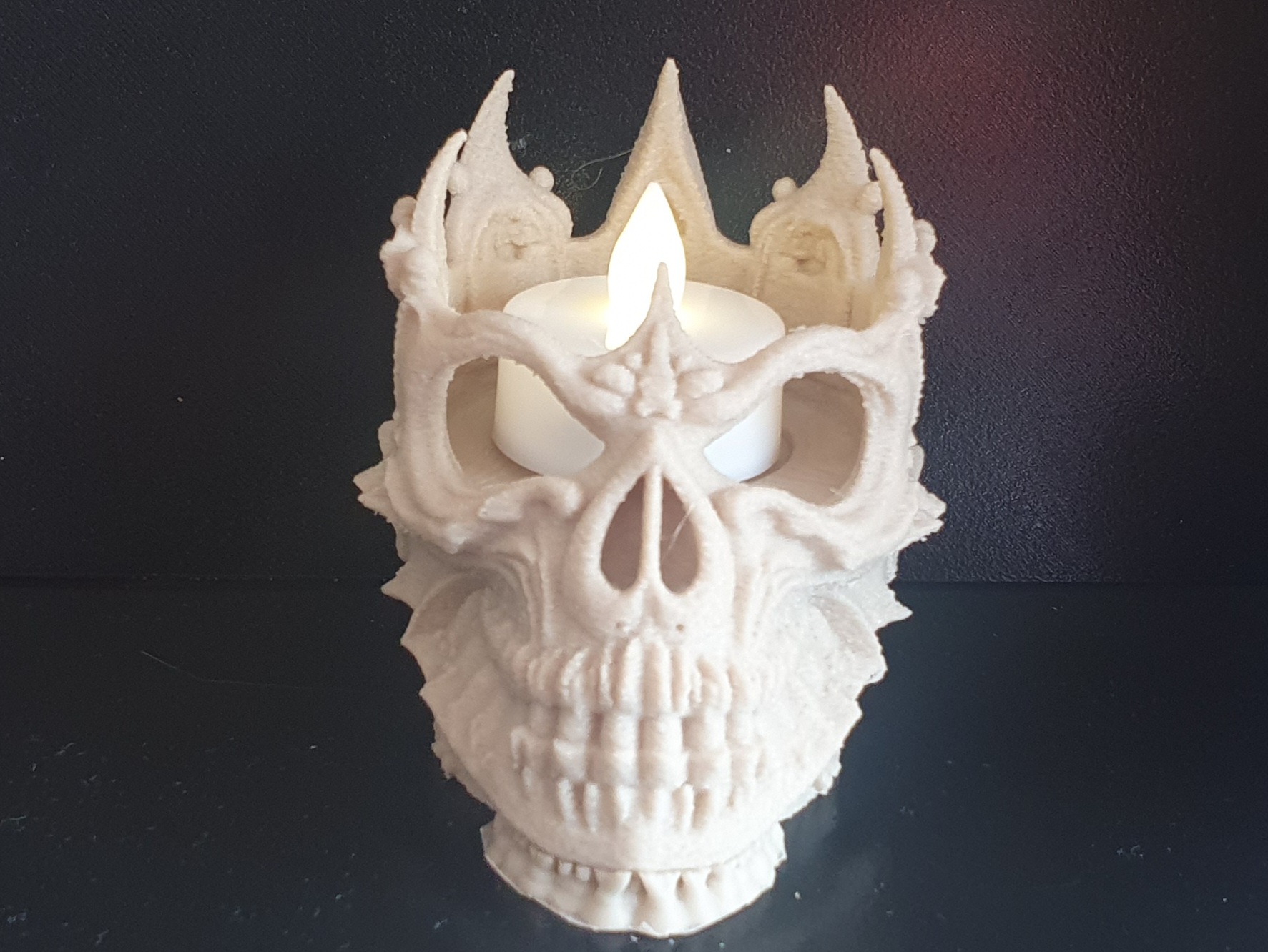 Skull Tea Light Holder